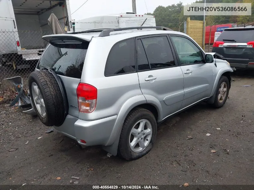 2003 Toyota Rav4 VIN: JTEHH20V536086566 Lot: 40554829