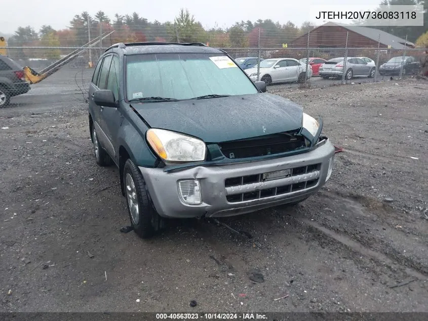 2003 Toyota Rav4 VIN: JTEHH20V736083118 Lot: 40563023