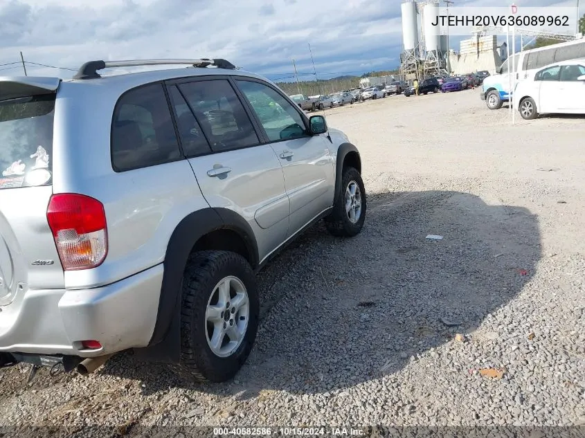 2003 Toyota Rav4 VIN: JTEHH20V636089962 Lot: 40582586