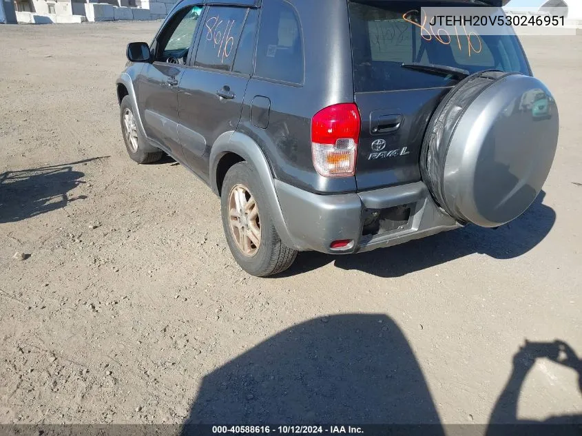 2003 Toyota Rav4 VIN: JTEHH20V530246951 Lot: 40588616