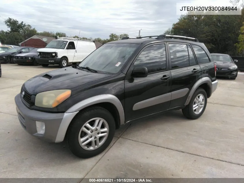 2003 Toyota Rav4 VIN: JTEGH20V330084944 Lot: 40616521