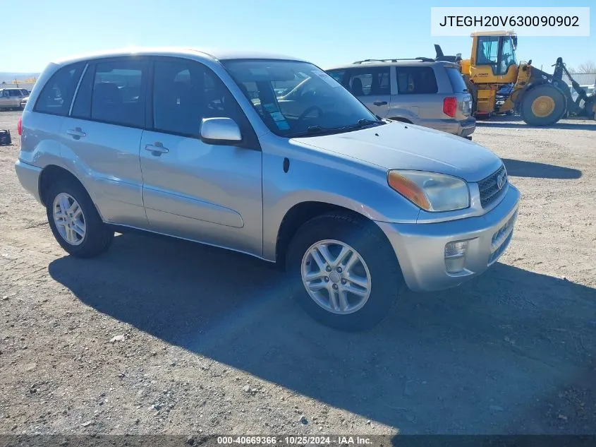 2003 Toyota Rav4 VIN: JTEGH20V630090902 Lot: 40669366