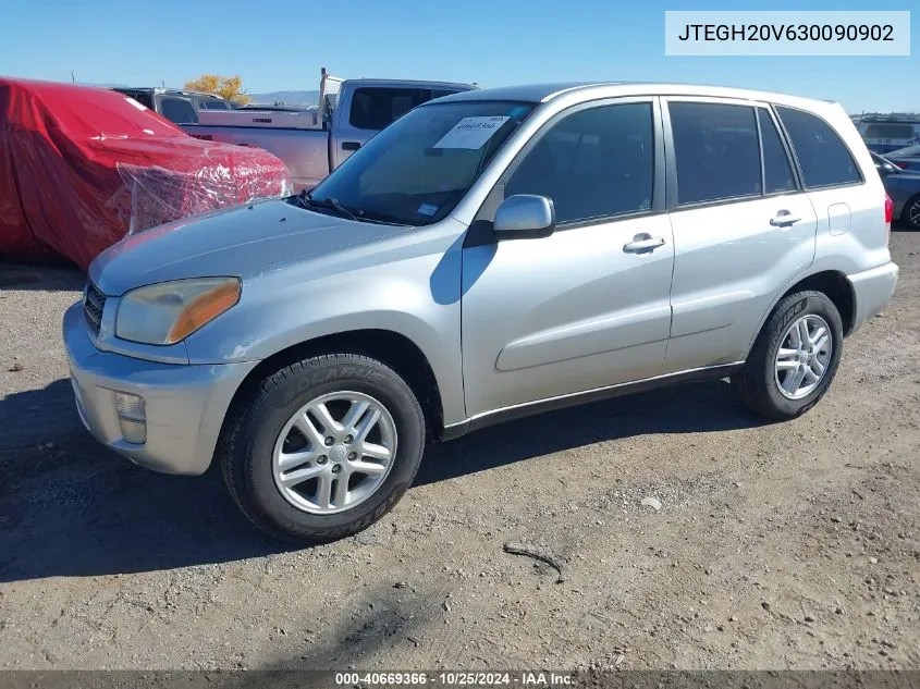 2003 Toyota Rav4 VIN: JTEGH20V630090902 Lot: 40669366