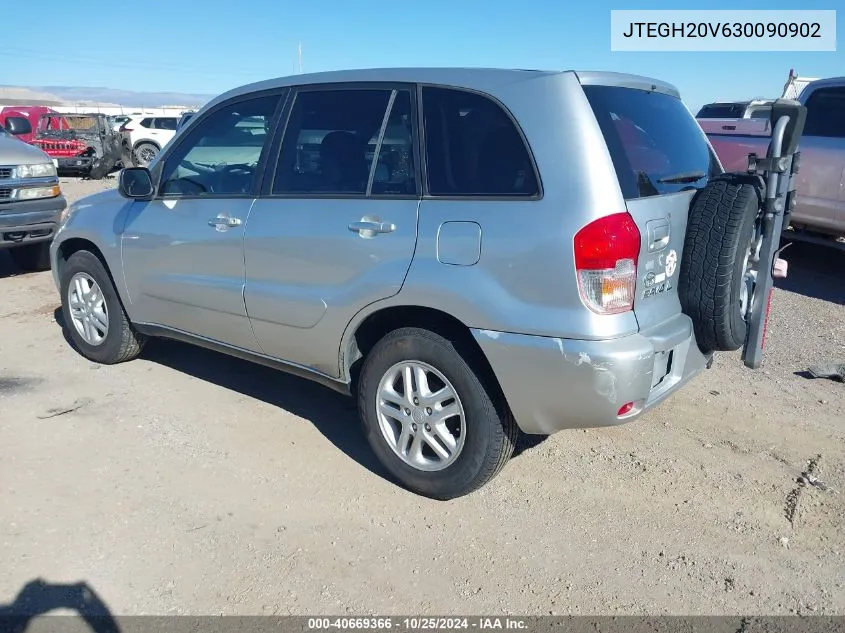 2003 Toyota Rav4 VIN: JTEGH20V630090902 Lot: 40669366