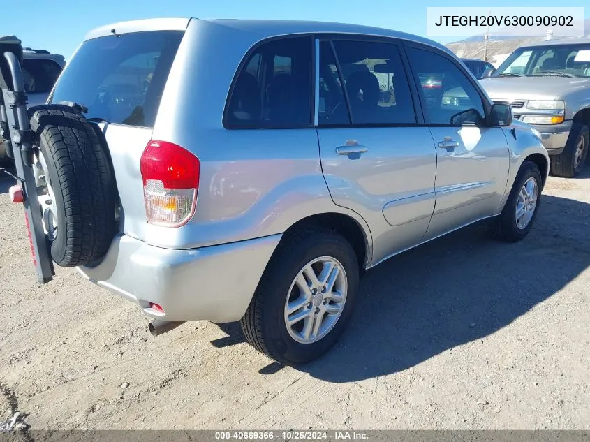 2003 Toyota Rav4 VIN: JTEGH20V630090902 Lot: 40669366