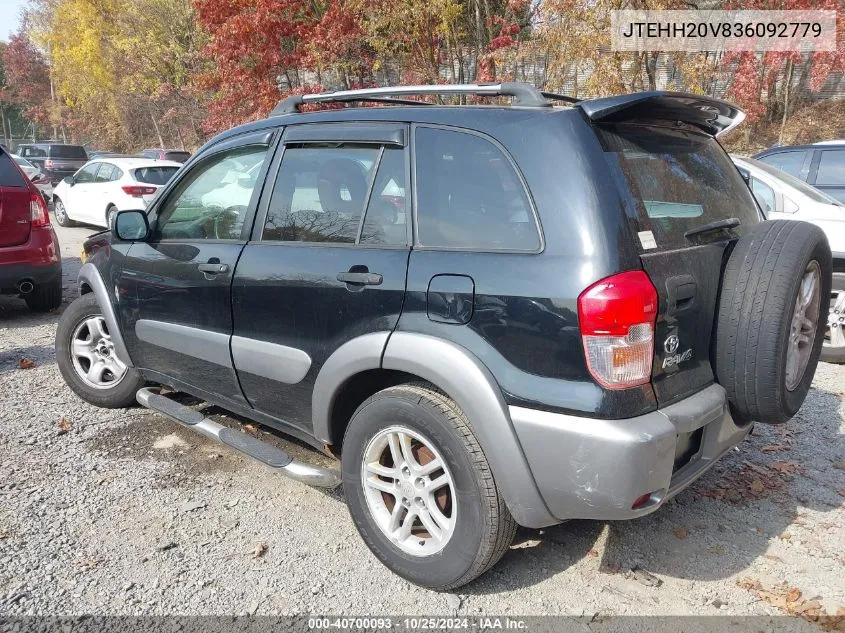 2003 Toyota Rav4 VIN: JTEHH20V836092779 Lot: 40700093