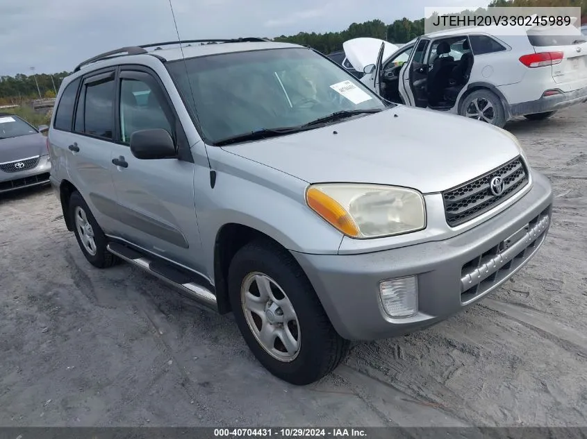 2003 Toyota Rav4 VIN: JTEHH20V330245989 Lot: 40704431