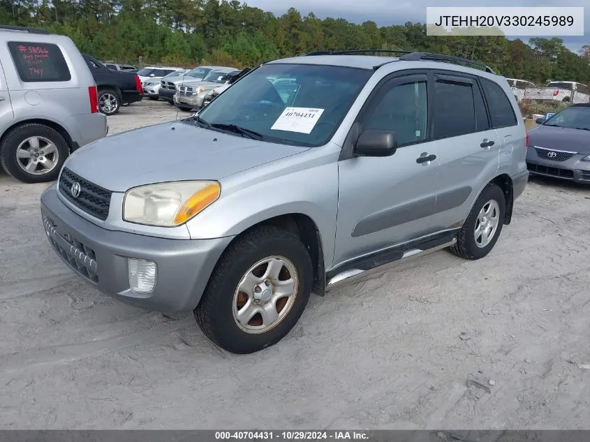 2003 Toyota Rav4 VIN: JTEHH20V330245989 Lot: 40704431