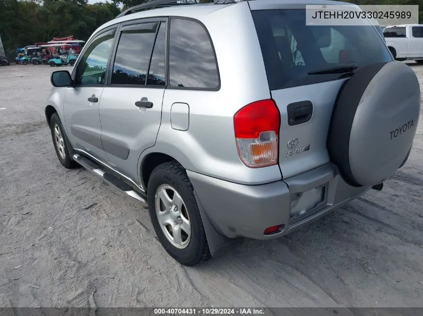 2003 Toyota Rav4 VIN: JTEHH20V330245989 Lot: 40704431