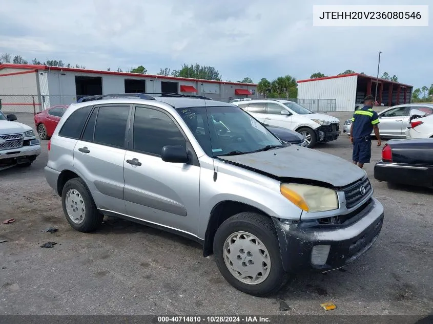 2003 Toyota Rav4 VIN: JTEHH20V236080546 Lot: 40714810