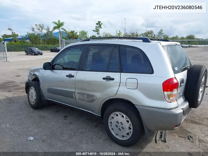 2003 Toyota Rav4 VIN: JTEHH20V236080546 Lot: 40714810