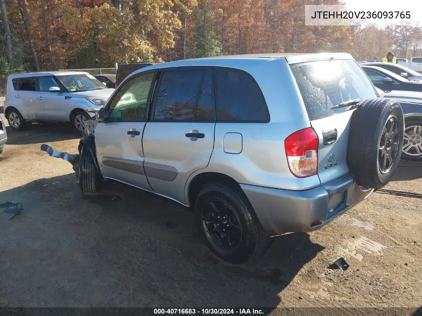 2003 Toyota Rav4 VIN: JTEHH20V236093765 Lot: 40716683