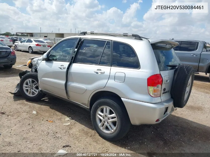 2003 Toyota Rav4 VIN: JTEGH20V530084461 Lot: 40727721