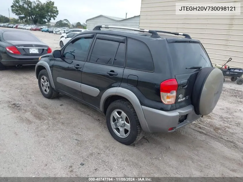 2003 Toyota Rav4 VIN: JTEGH20V730098121 Lot: 40747764