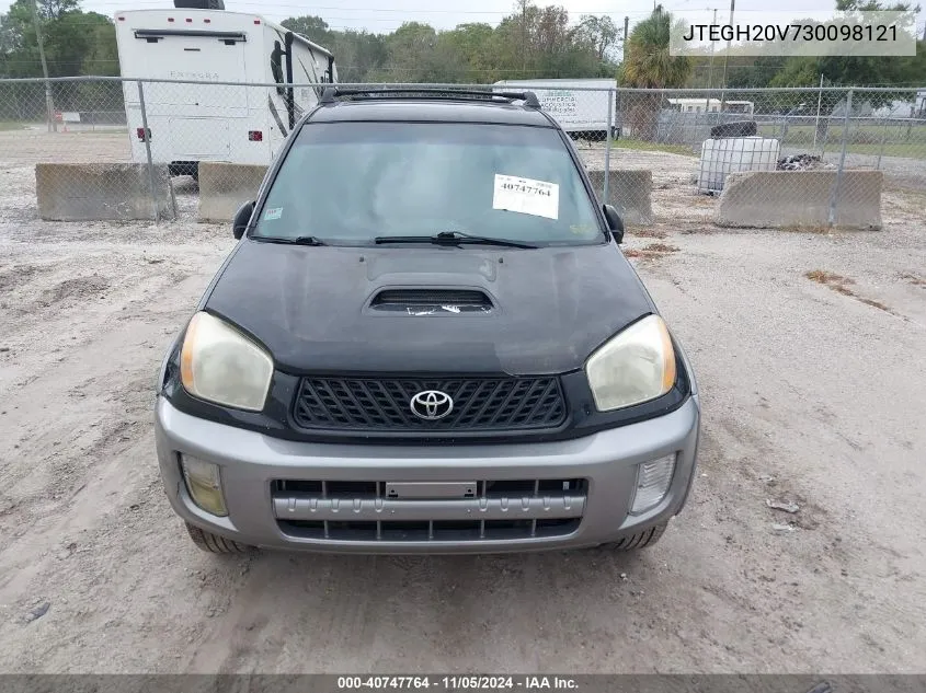 2003 Toyota Rav4 VIN: JTEGH20V730098121 Lot: 40747764