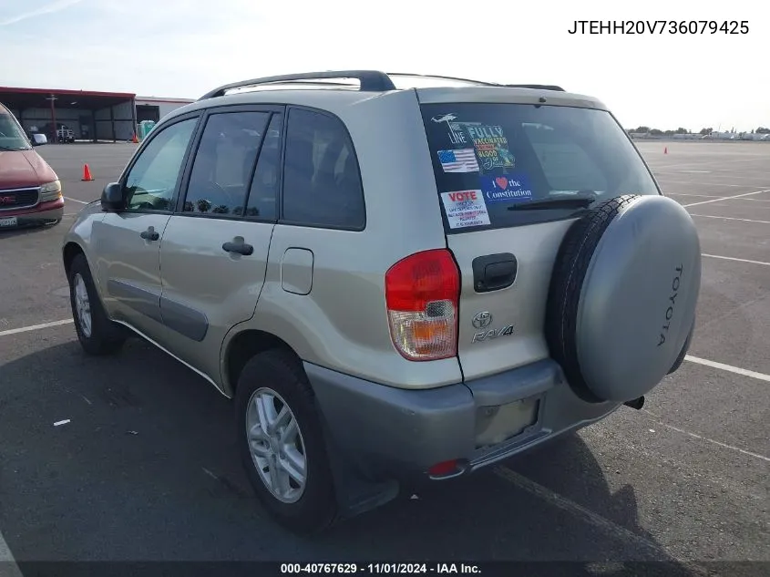 2003 Toyota Rav4 VIN: JTEHH20V736079425 Lot: 40767629