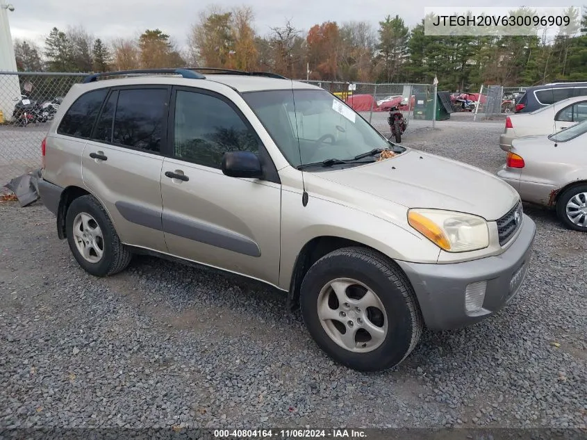 2003 Toyota Rav4 VIN: JTEGH20V630096909 Lot: 40804164