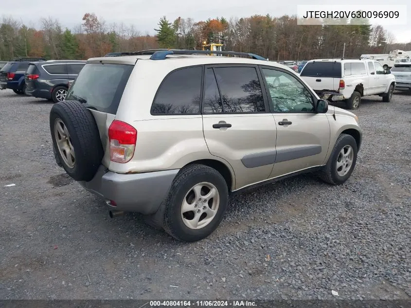 2003 Toyota Rav4 VIN: JTEGH20V630096909 Lot: 40804164