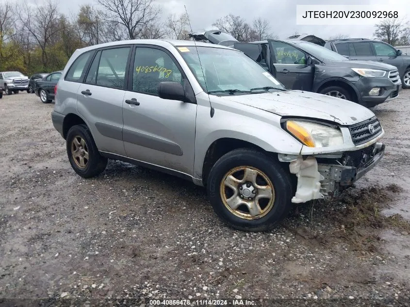 2003 Toyota Rav4 VIN: JTEGH20V230092968 Lot: 40856478