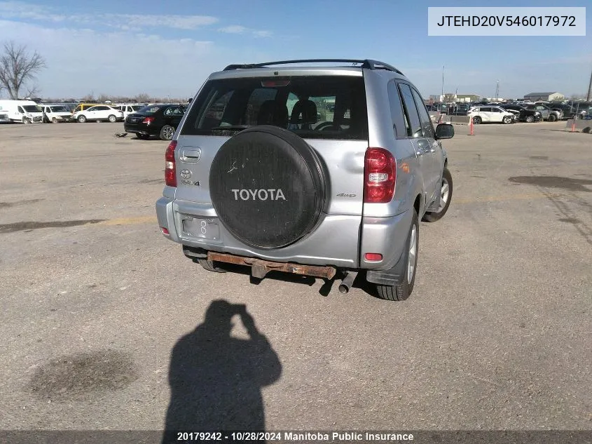 JTEHD20V546017972 2004 Toyota Rav4