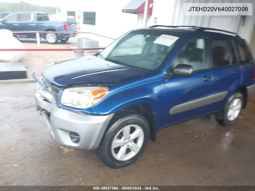 JTEHD20V640027008 2004 Toyota Rav4