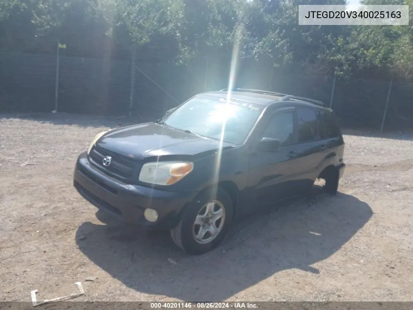 JTEGD20V340025163 2004 Toyota Rav4