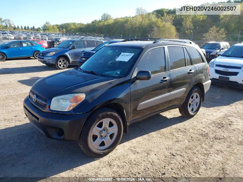 2004 Toyota Rav4 VIN: JTEHD20V246002507 Lot: 40525897