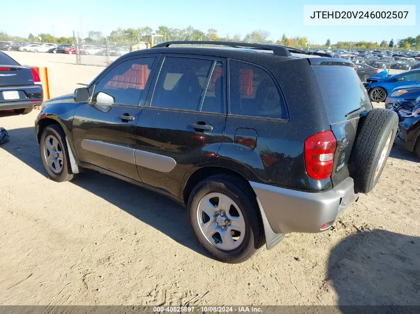 2004 Toyota Rav4 VIN: JTEHD20V246002507 Lot: 40525897