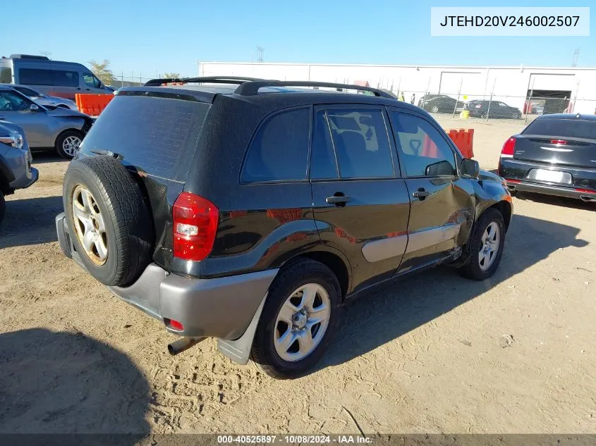 2004 Toyota Rav4 VIN: JTEHD20V246002507 Lot: 40525897