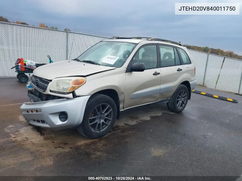 JTEHD20V840011750 2004 Toyota Rav4