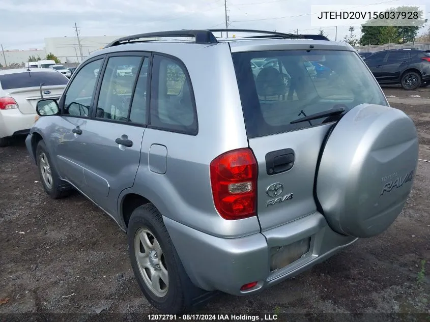 JTEHD20V156037928 2005 Toyota Rav4