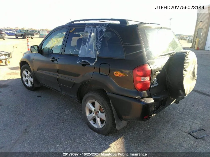 2005 Toyota Rav4 VIN: JTEHD20V756023144 Lot: 20179397