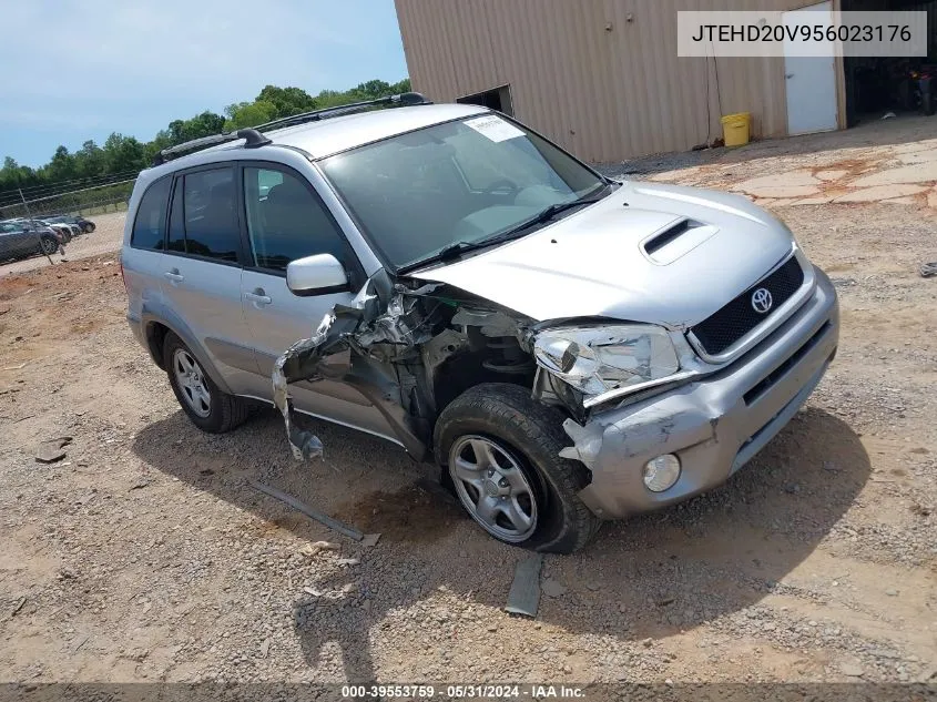 2005 Toyota Rav4 VIN: JTEHD20V956023176 Lot: 39553759