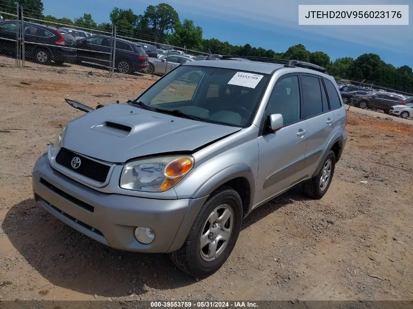 2005 Toyota Rav4 VIN: JTEHD20V956023176 Lot: 39553759