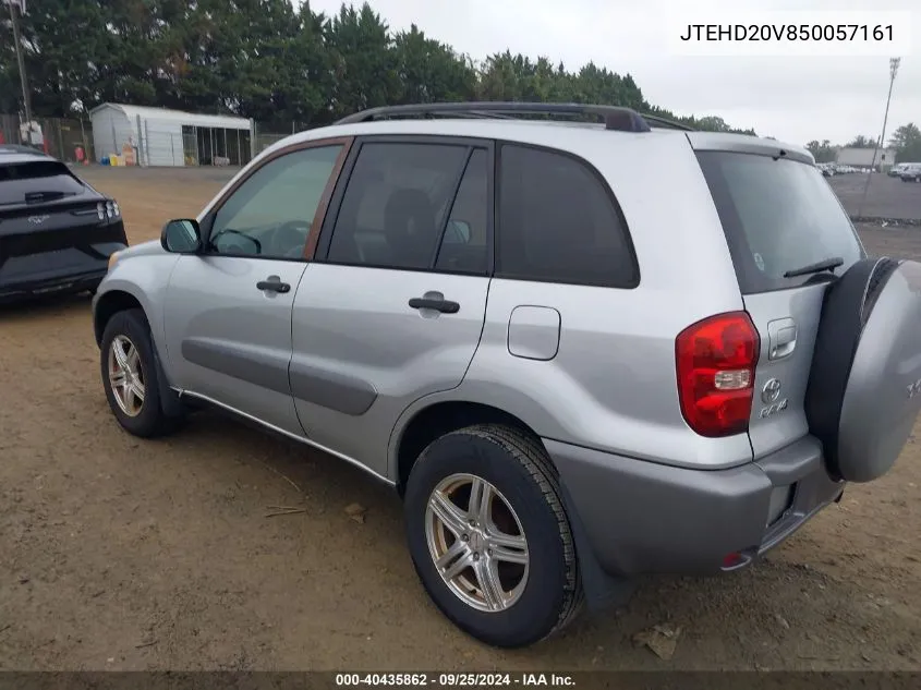 2005 Toyota Rav4 VIN: JTEHD20V850057161 Lot: 40435862