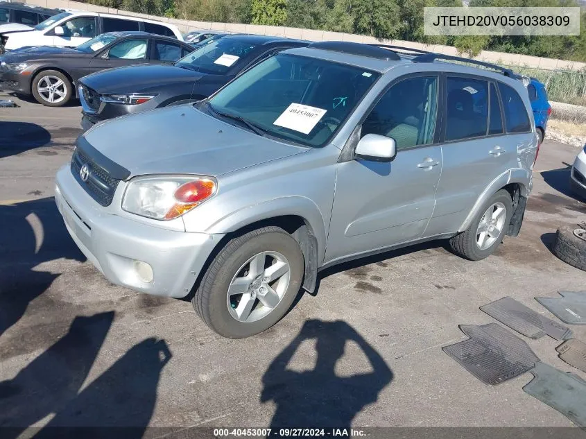 2005 Toyota Rav4 VIN: JTEHD20V056038309 Lot: 40453007