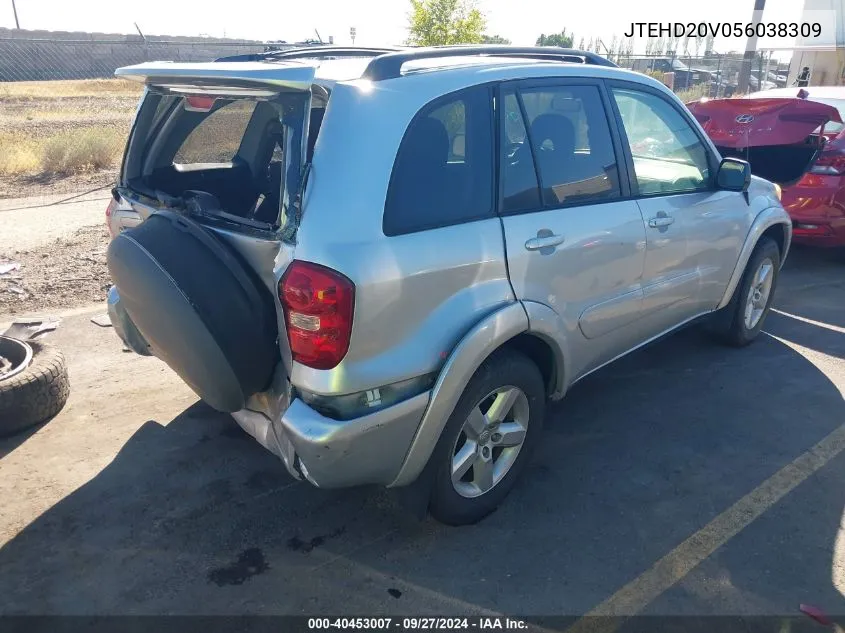 JTEHD20V056038309 2005 Toyota Rav4