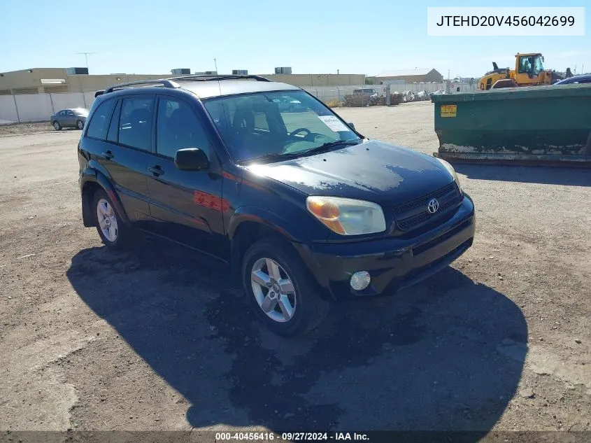 2005 Toyota Rav4 VIN: JTEHD20V456042699 Lot: 40456416