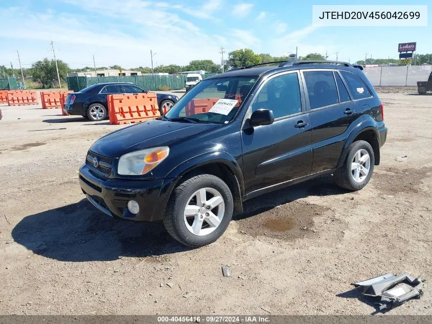 2005 Toyota Rav4 VIN: JTEHD20V456042699 Lot: 40456416