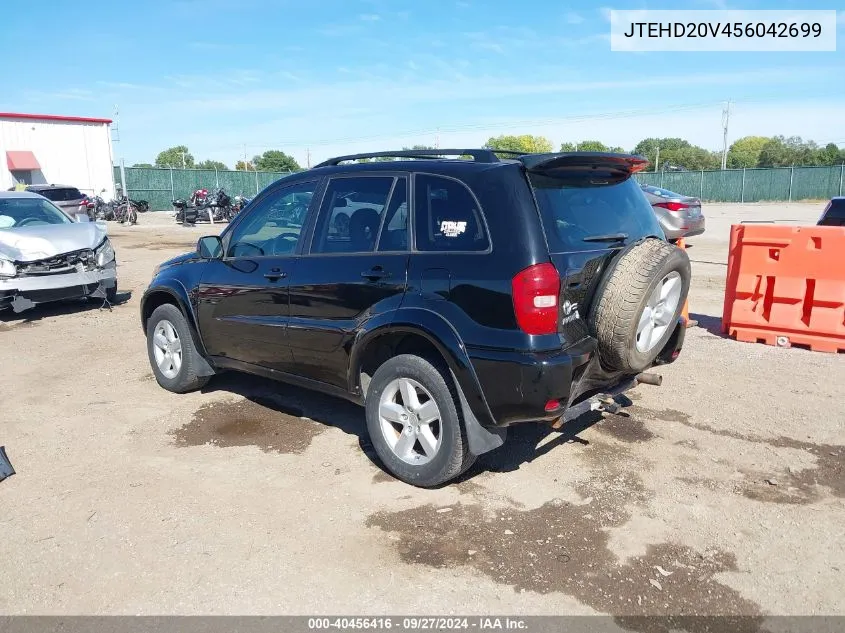 2005 Toyota Rav4 VIN: JTEHD20V456042699 Lot: 40456416