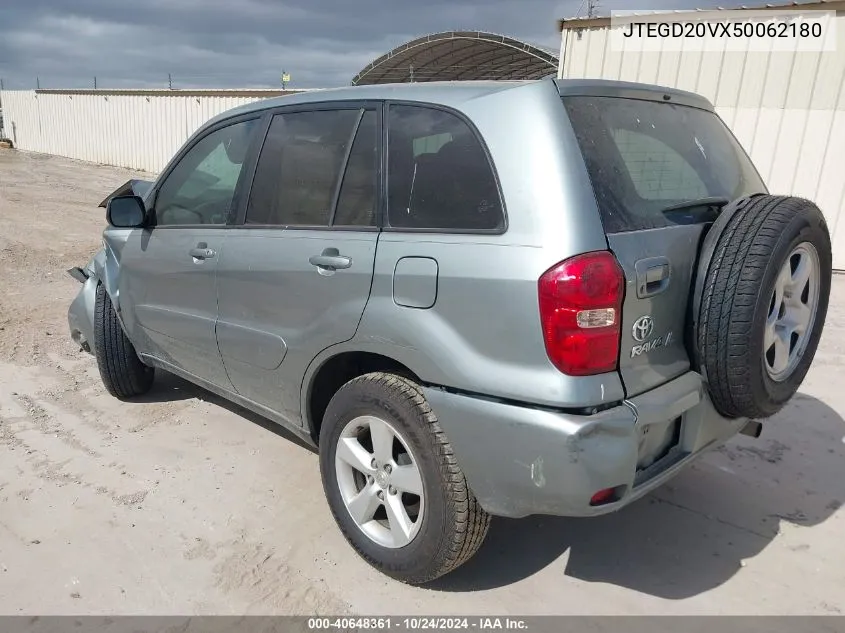 JTEGD20VX50062180 2005 Toyota Rav4