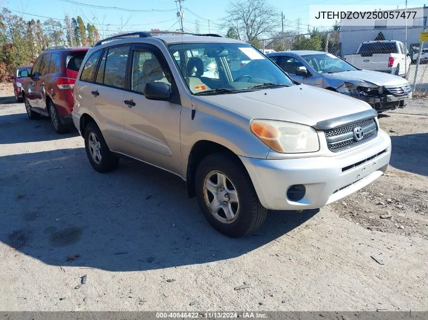 2005 Toyota Rav4 VIN: JTEHDZOV250057477 Lot: 40846422