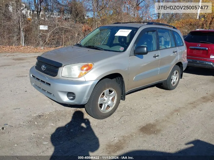 2005 Toyota Rav4 VIN: JTEHDZOV250057477 Lot: 40846422