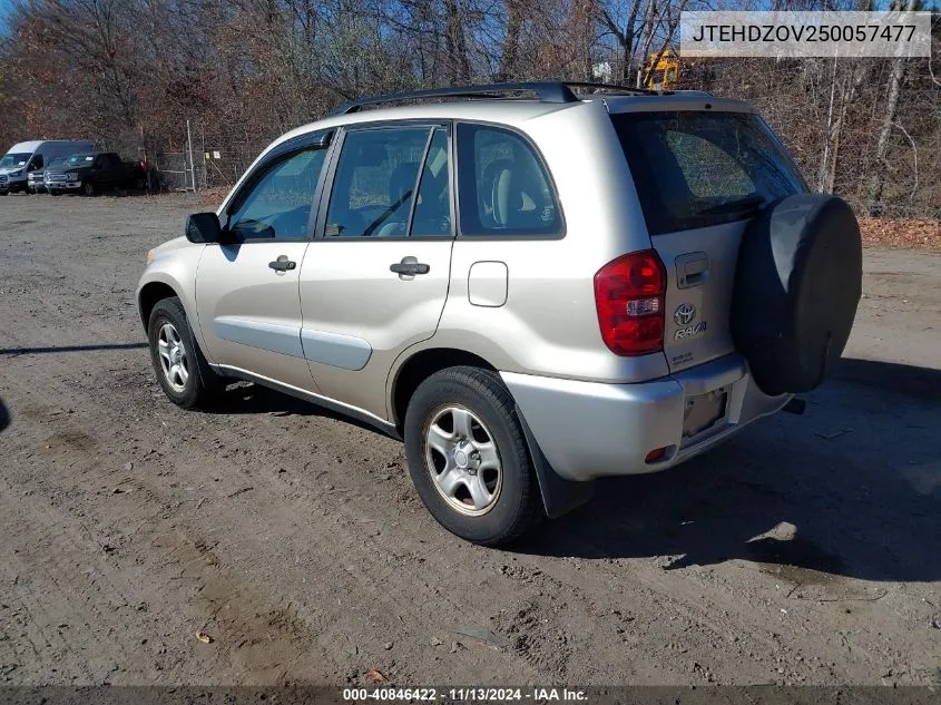 2005 Toyota Rav4 VIN: JTEHDZOV250057477 Lot: 40846422