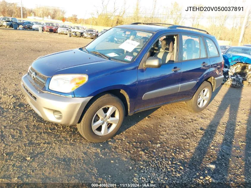 2005 Toyota Rav4 VIN: JTEHD20V050037891 Lot: 40852801