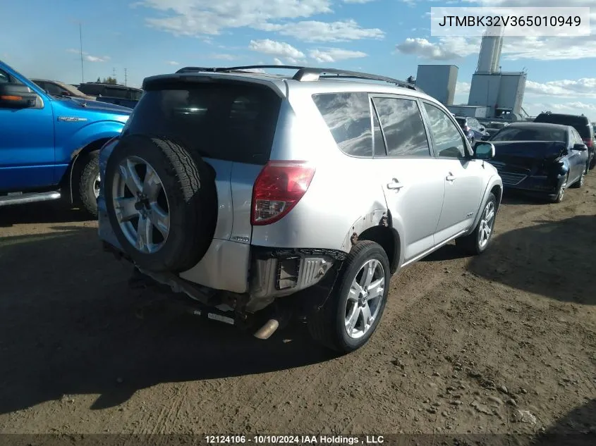 2006 Toyota Rav4 Sport VIN: JTMBK32V365010949 Lot: 12124106