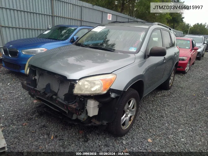 2006 Toyota Rav4 VIN: JTMZD33V466015997 Lot: 39993512