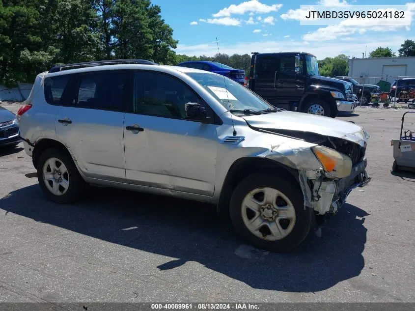 2006 Toyota Rav4 VIN: JTMBD35V965024182 Lot: 40089961