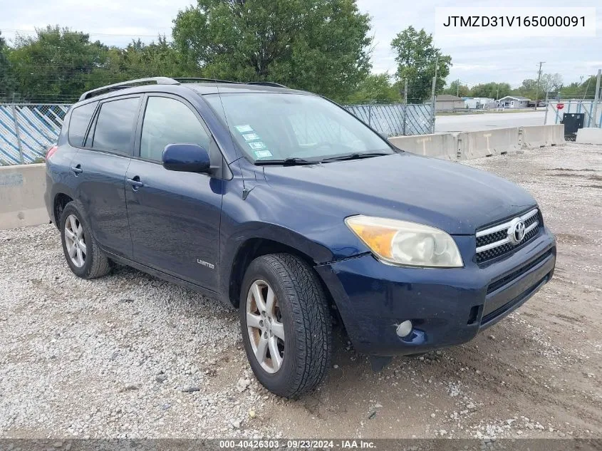 2006 Toyota Rav4 Limited VIN: JTMZD31V165000091 Lot: 40426303