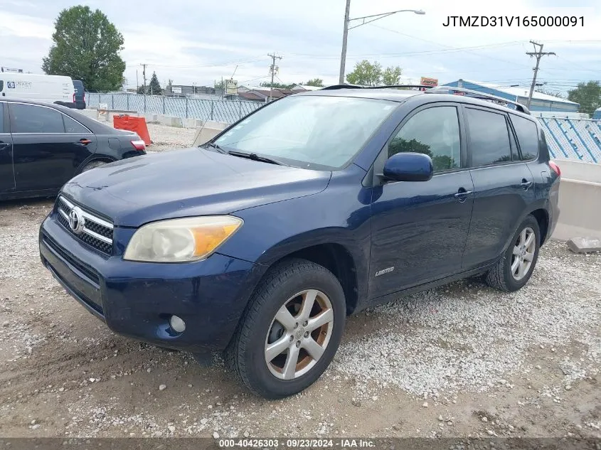 2006 Toyota Rav4 Limited VIN: JTMZD31V165000091 Lot: 40426303